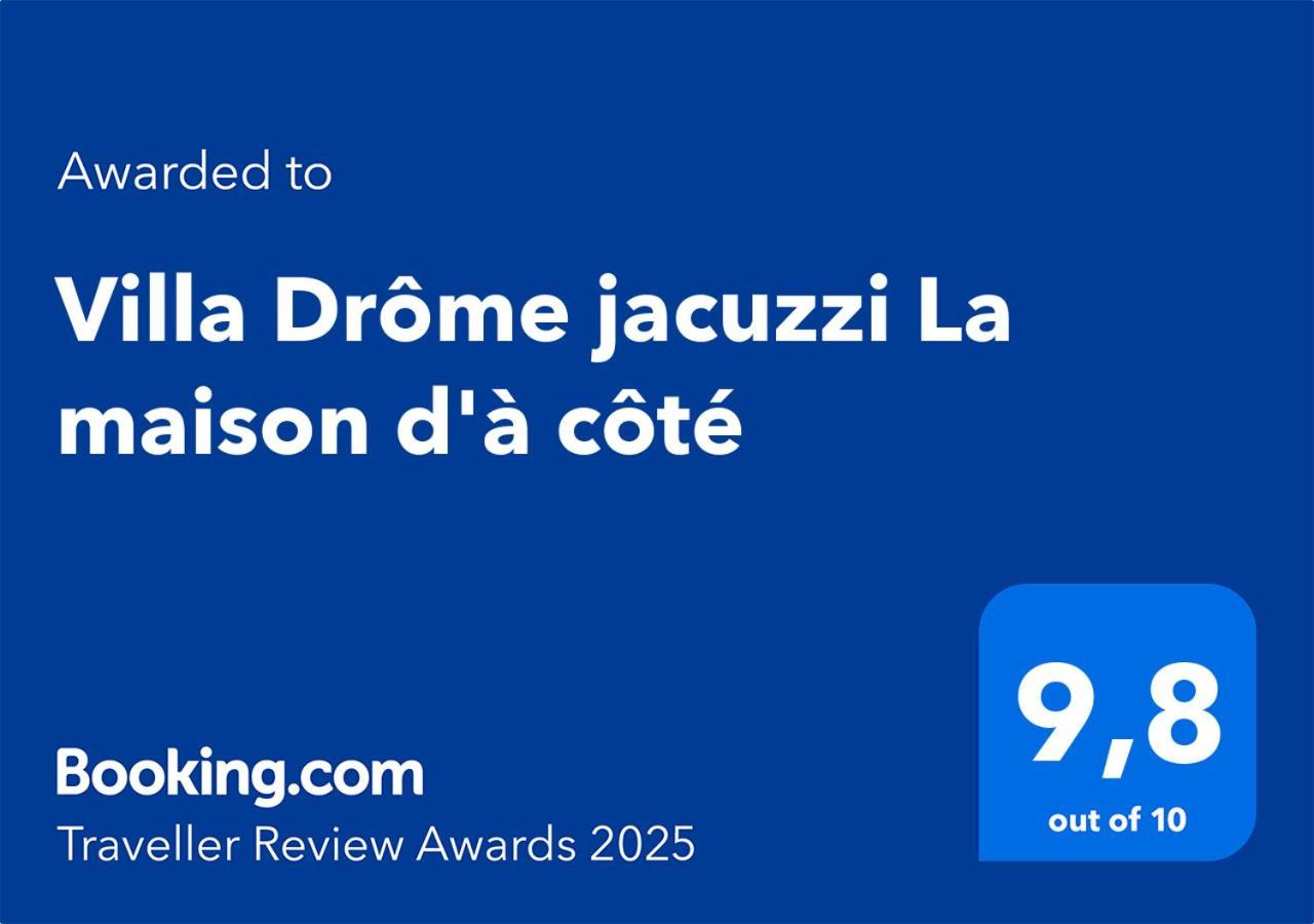Villa Drome Jacuzzi La Maison D'A Cote Chatuzange-le-Goubet Exteriér fotografie